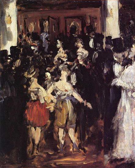 Le bal de l'Opera, Edouard Manet